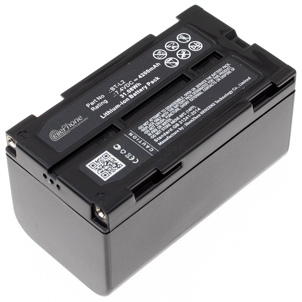 Akku Li-Ion für Topcon Hiper II (ersetzt BT-L2 ) - 4200mAh / 7,4V