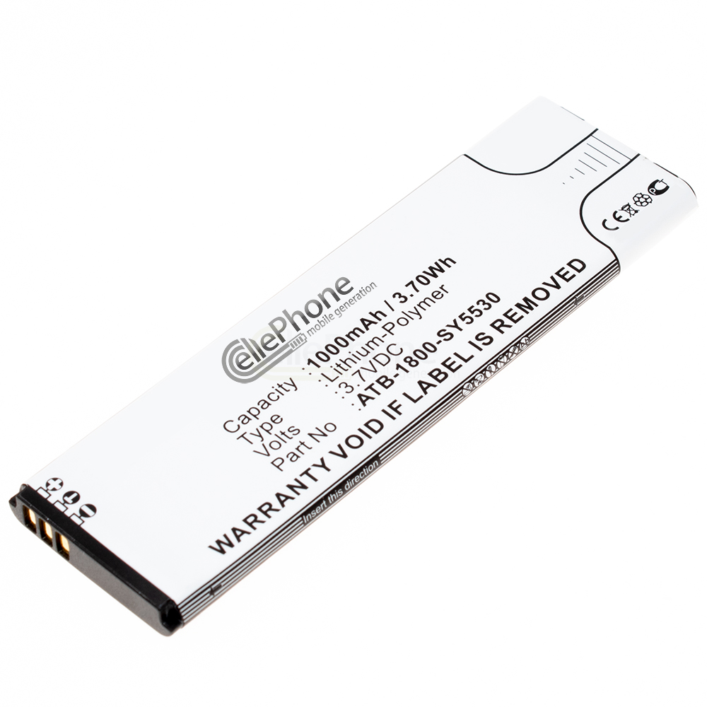 [7581] Batterie Li-Polymer pour RTI T2i T2X T3X T1 T2+ T2B T2C T2Cs T3 (remplace ATB-1800-SY5530)