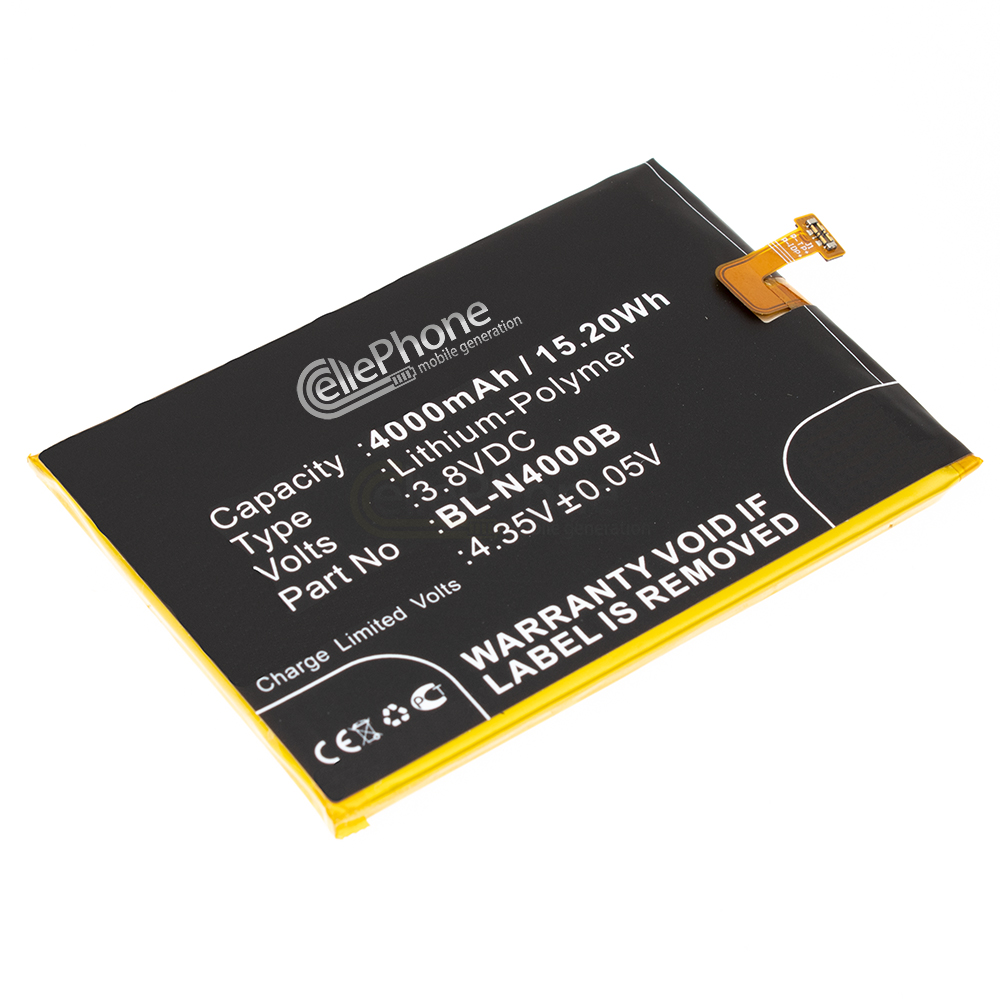 Battery Li-Polymer for Gionee GN5005 Steel 2 (replaced BL-N4000B)