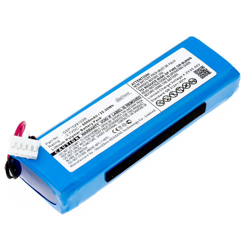 batteria Li-Polymer per JBL Charge 3 2015 Version (sostituisce GSP1029102R) - 6000mAh