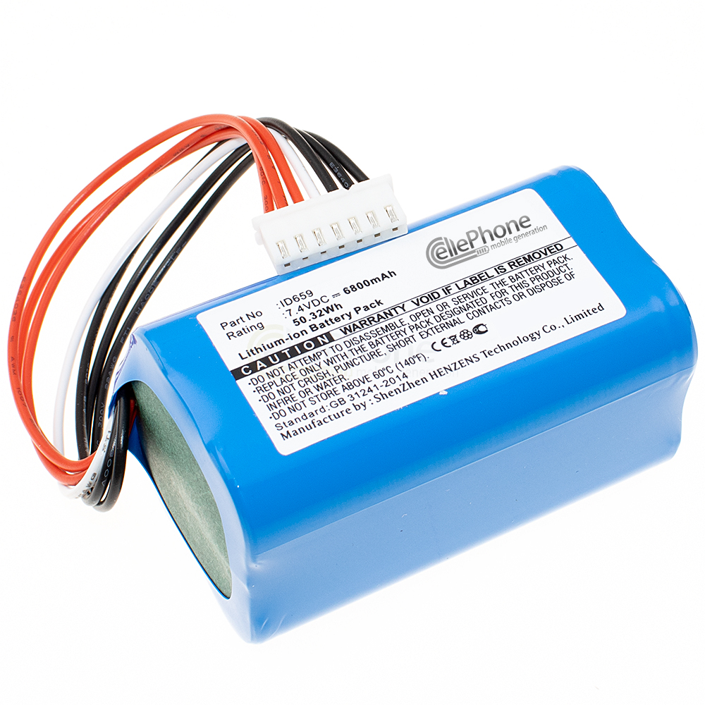 [7653] Akku Li-Ion für Sony SRS-X30 SRS-XB3 SRS-XB30 SRS-XB43 (ersetzt ID659) - 6800mAh / 7,4V