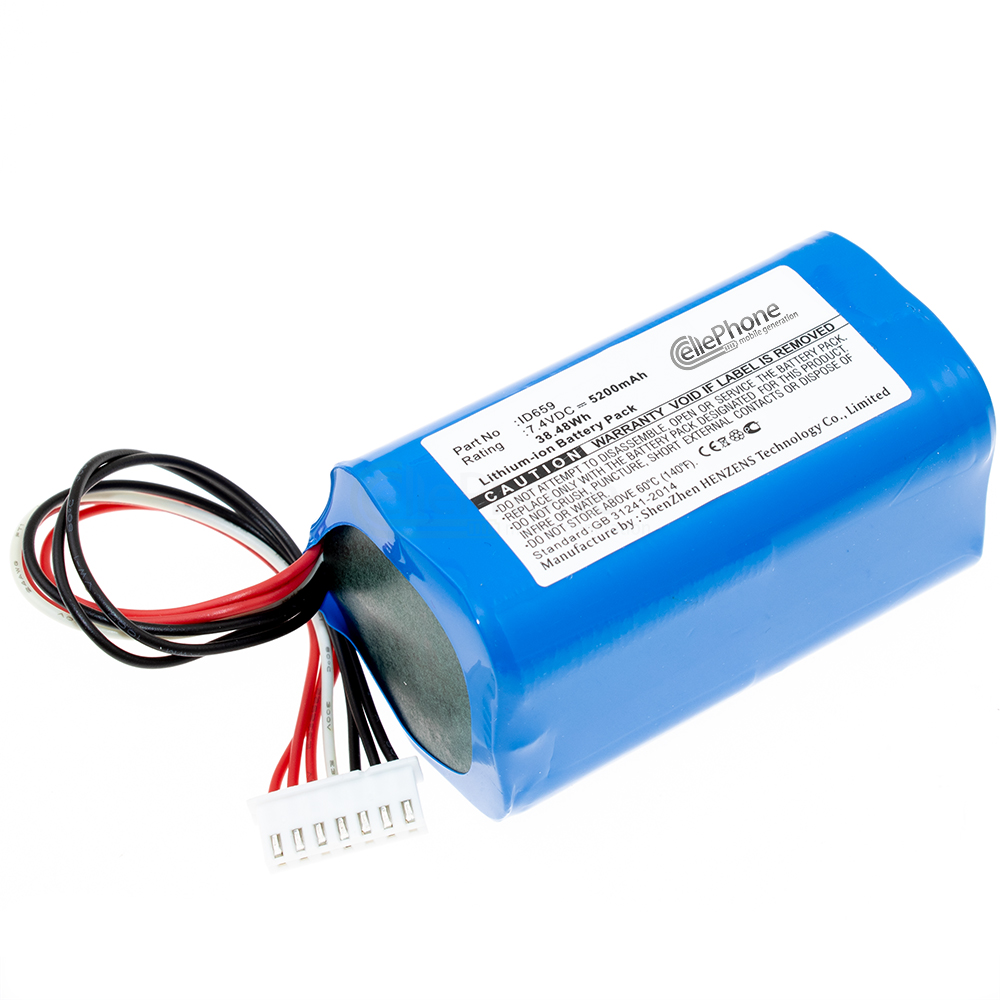 [7654] Accu Li-Ion voor Sony SRS-X30 XB3 XB30 XB43 (vervangt ID659) - 5200mAh / 7,4V