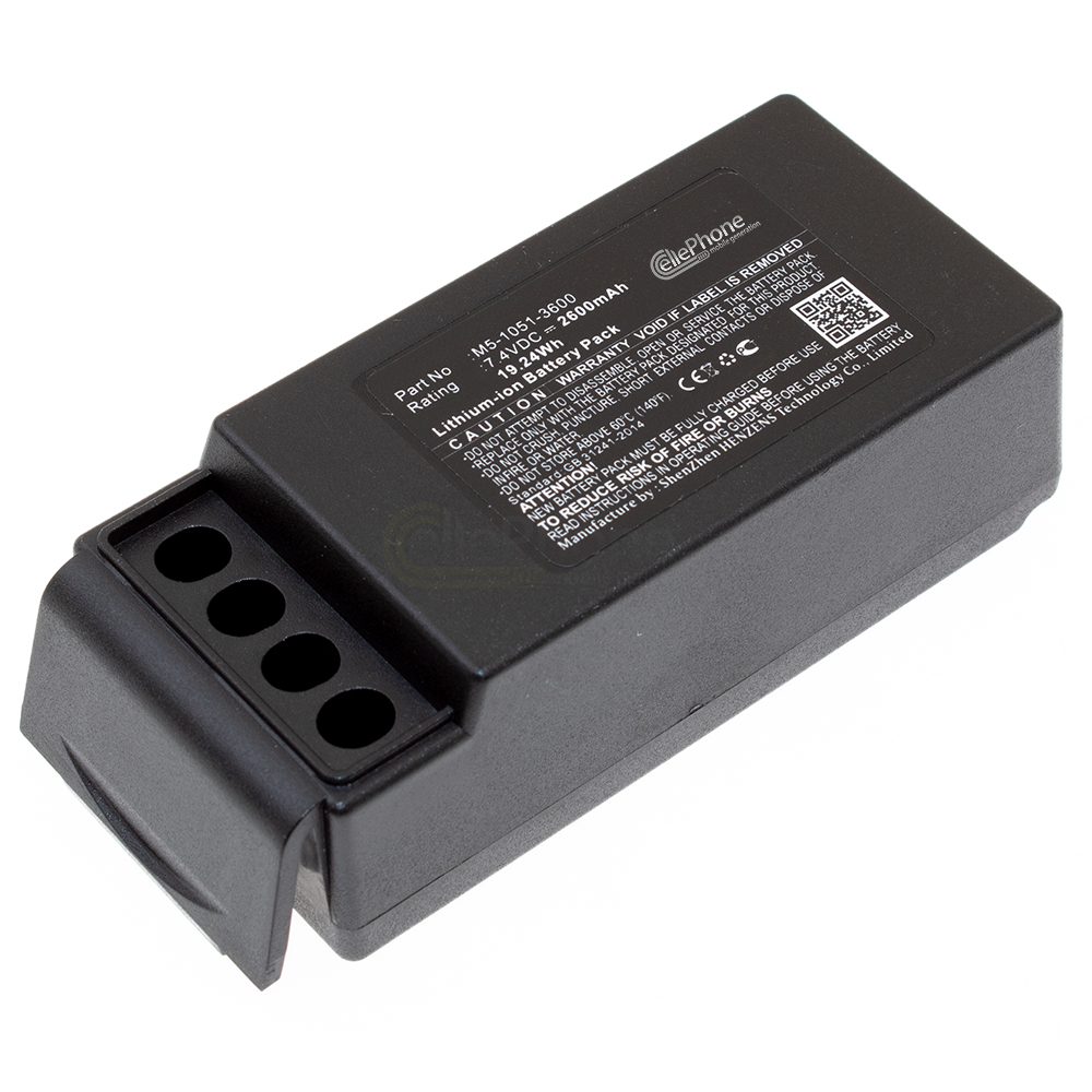 [7668] Battery Li-Ion for Cavotec MC-3 MC-3000 (replaced M5-1051-3600) - 2600mAh / 7,4V