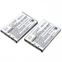Batterie Li-Ion compatible avec Casio NP-20 - Ensemble de 2