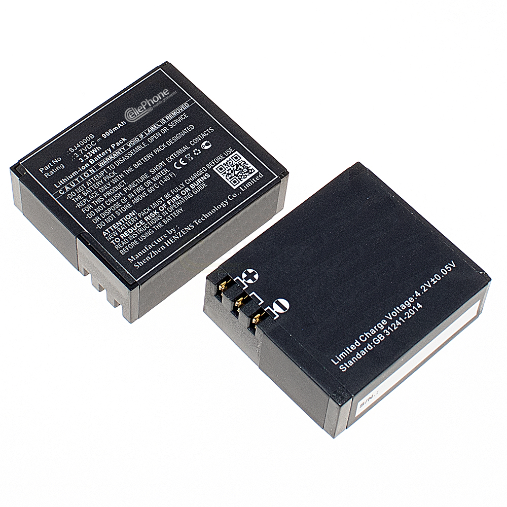 [7902] Akku Li-Ion kompatibel zu Qumox SJ4000 - 2er Set
