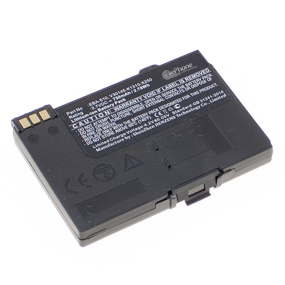 [1321] Akku Li-Ion für Siemens C55 A51 A52 A55 A57 A60 A62 A65 A70 A75 C60 M55 MC60 S55 (ersetzt EBA-510)