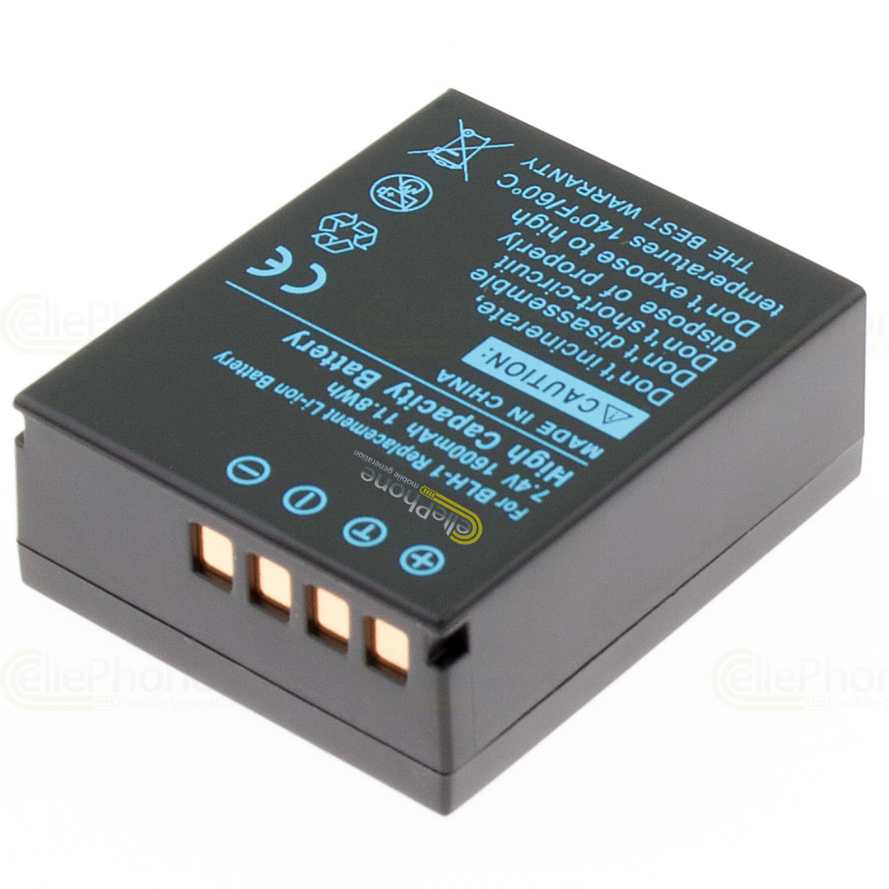 [7962] Batería Li-Ion compatible with Olympus BLH-1 - 1600 mAh