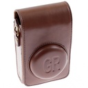 borsa per fotocamera in poliuretano per Ricoh GR 1 & 2 - coffee