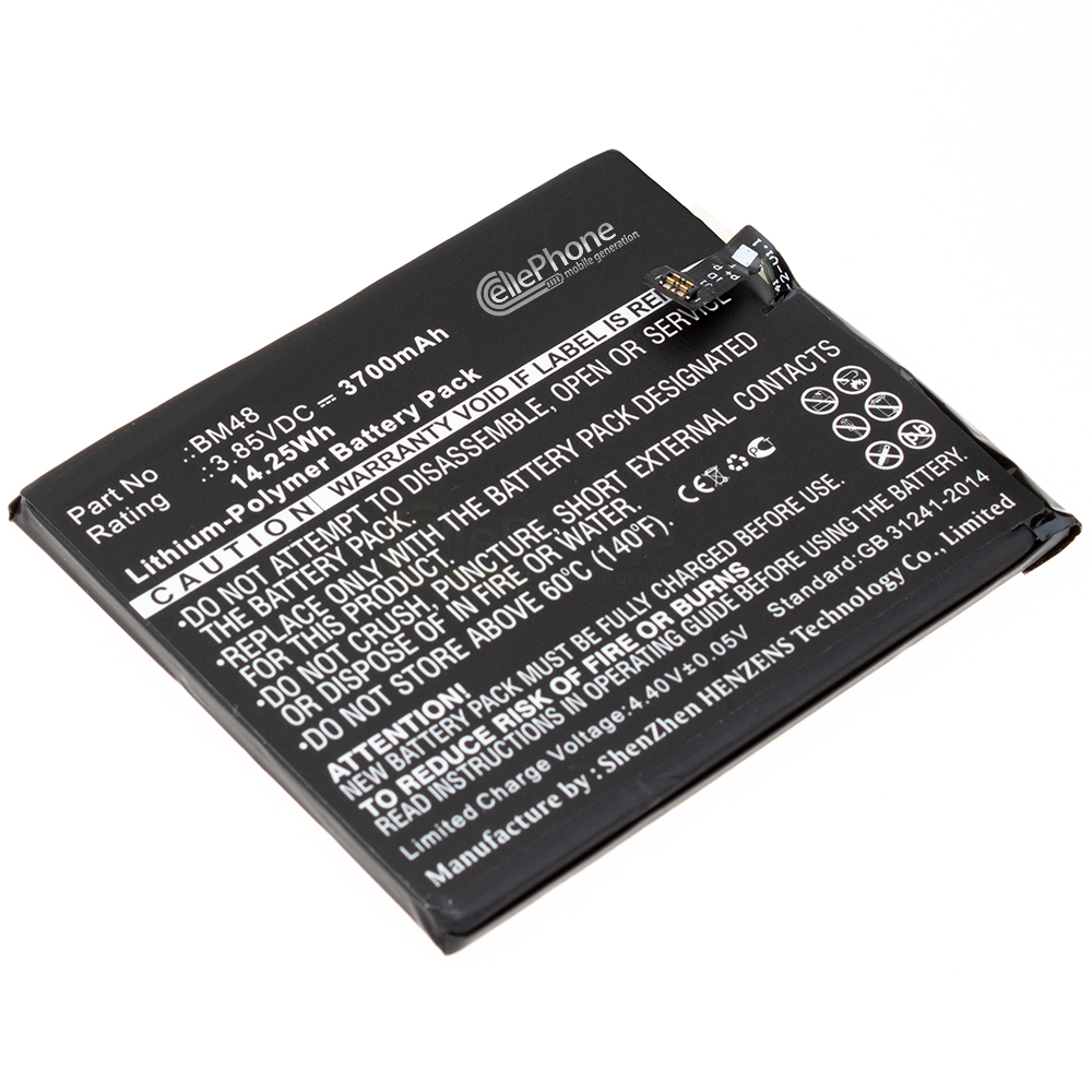 [8029] batteria Li-Polymer per Xiaomi Note 2 Standard (sostituisce BM48)