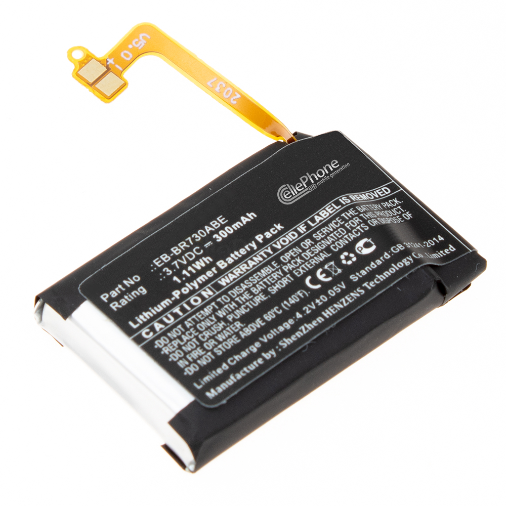 [8076] batteria Li-Polymer per Samsung Gear S2 3G-Version (sostituisce EB-BR730ABE)