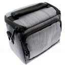 Bolso para varias cámaras y videocámaras - Lona gris