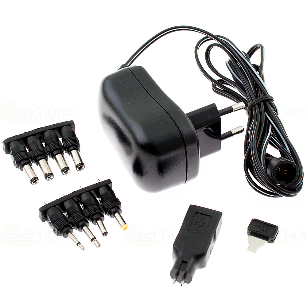 [8136] Switching Power Supply Stabilized 3V 4.5V 5V 6V 7.5V 9V 12V AC / DC ECO Friendly - 1,5A
