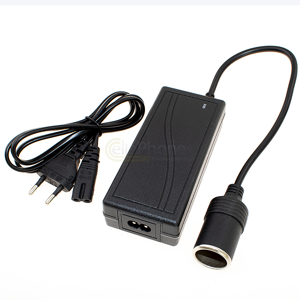 Transformateur de tension AC 220-240V à DC 12V - Prise allume-cigare 6A