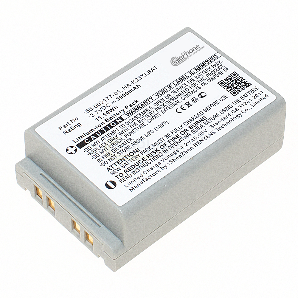 [8195] Batería Li-Ion para Casio DT-X200 (reemplazado 55-002177-01) - 3000mAh