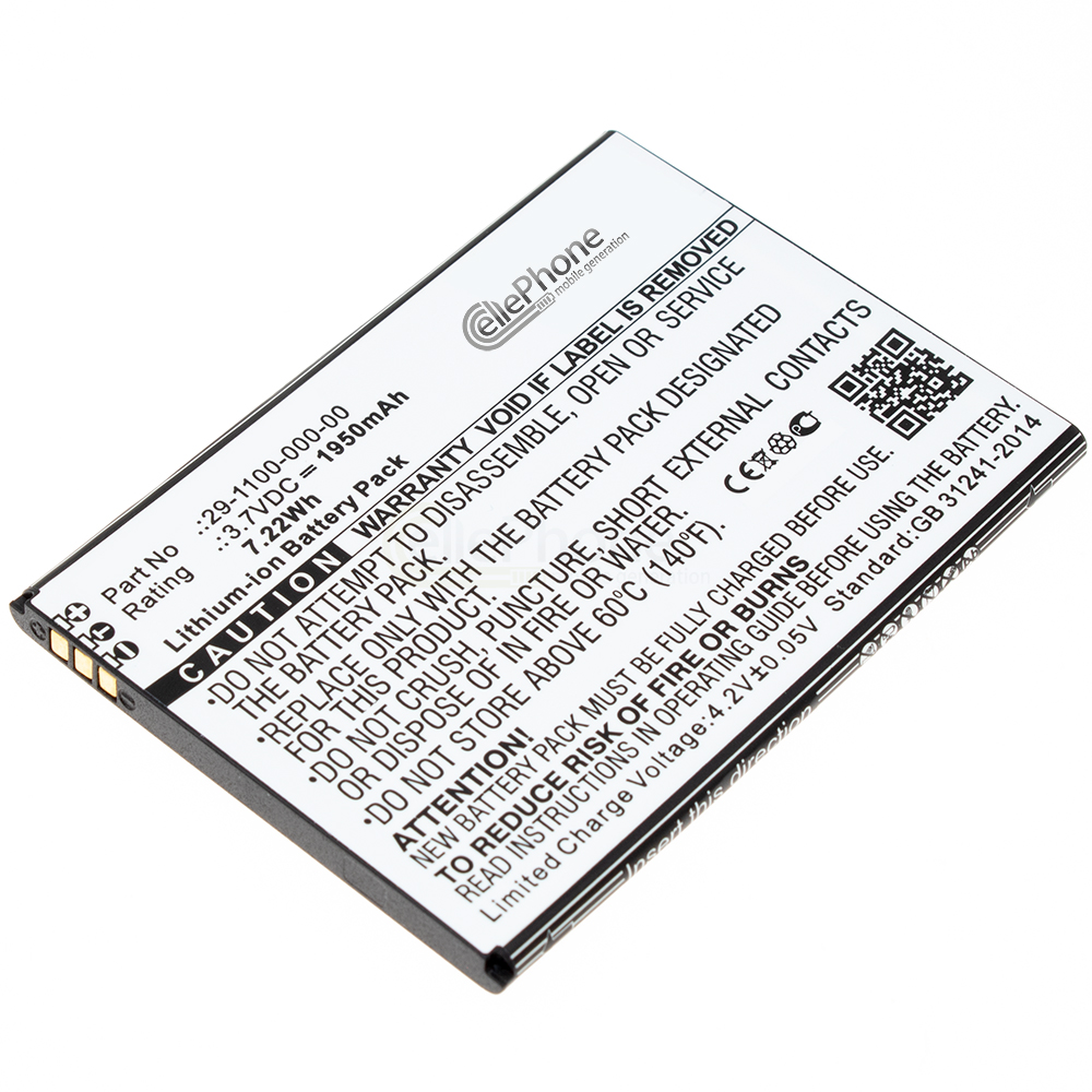 [8233] Accu Li-Ion voor Ulefone Be Touch 2 & 3 - Paris Lite (vervangt 29-1100-000-00)
