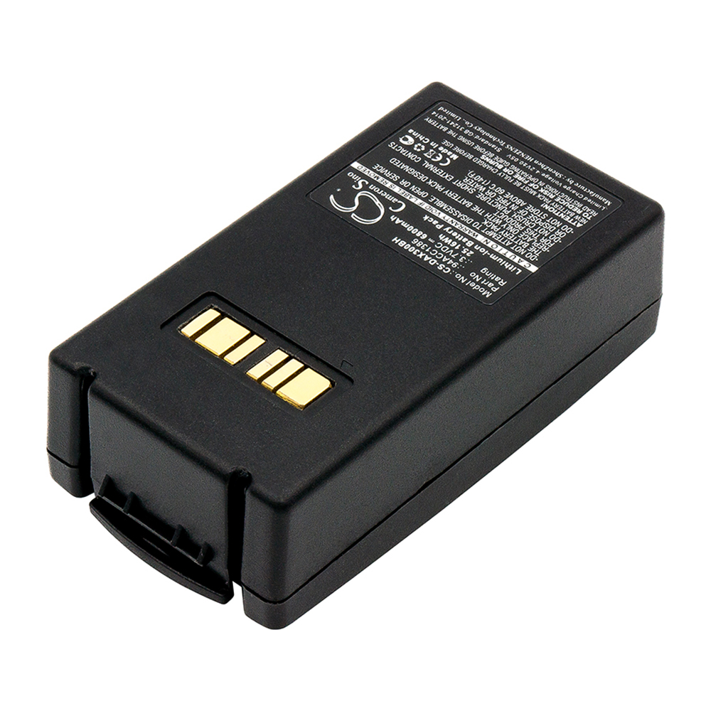 [8240] Batería Li-Ion para Datalogic Falcon X3 X3+ X4 (reemplazado 94ACC1386) - 6800 mAh
