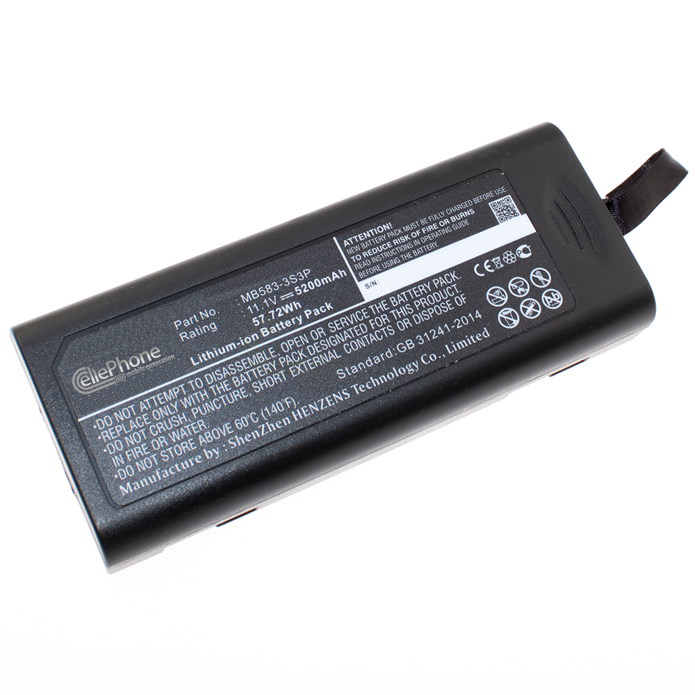 [8245] Batterie Li-Ion pour Mindray BeneView T5 T6 T8 (remplace MB583-3S3P) - 5200 mAh