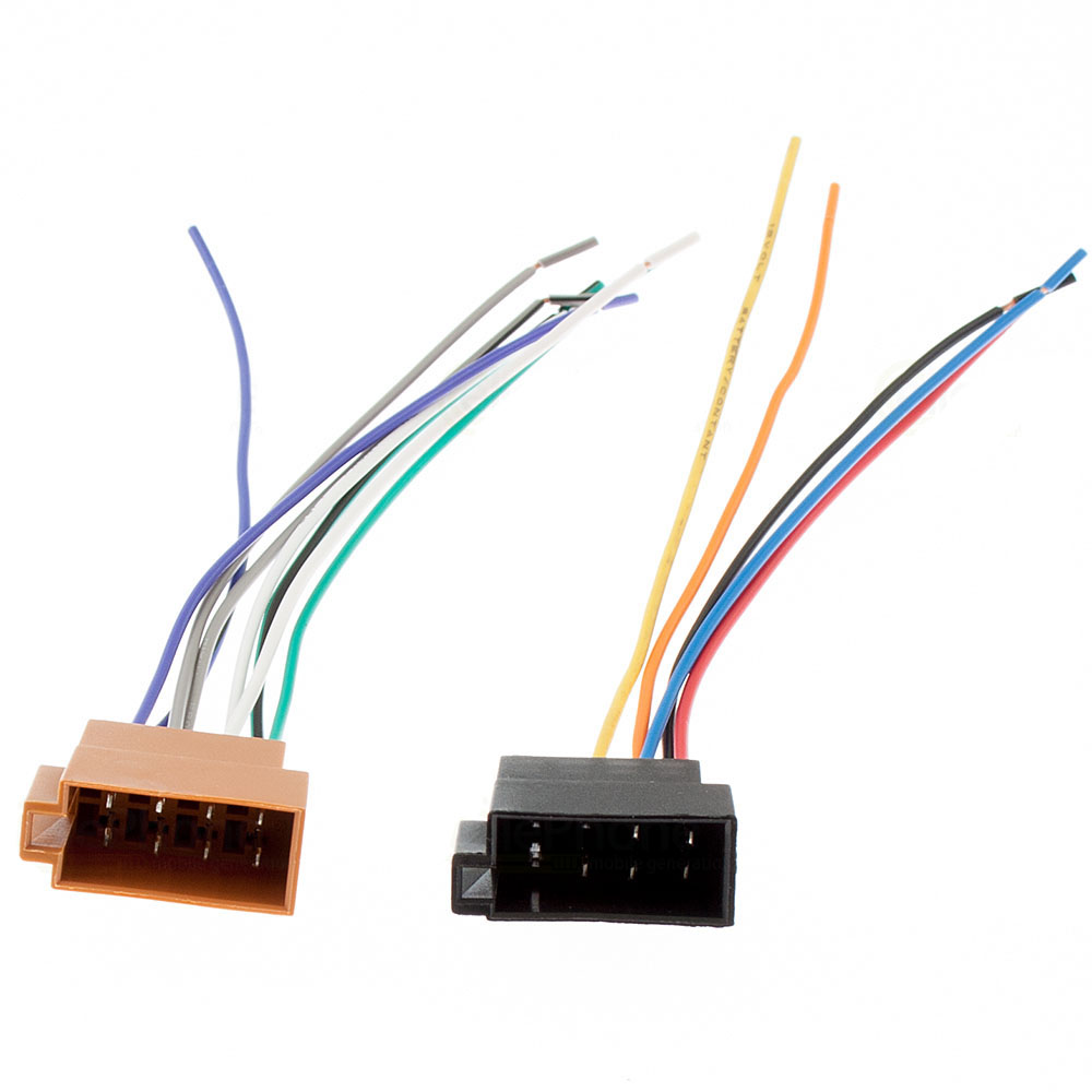 Adaptador ISO de la radio del coche compatible para Audi VW BMW Mercedes Skoda Seat Ford Opel Peugeot Renault Citroen