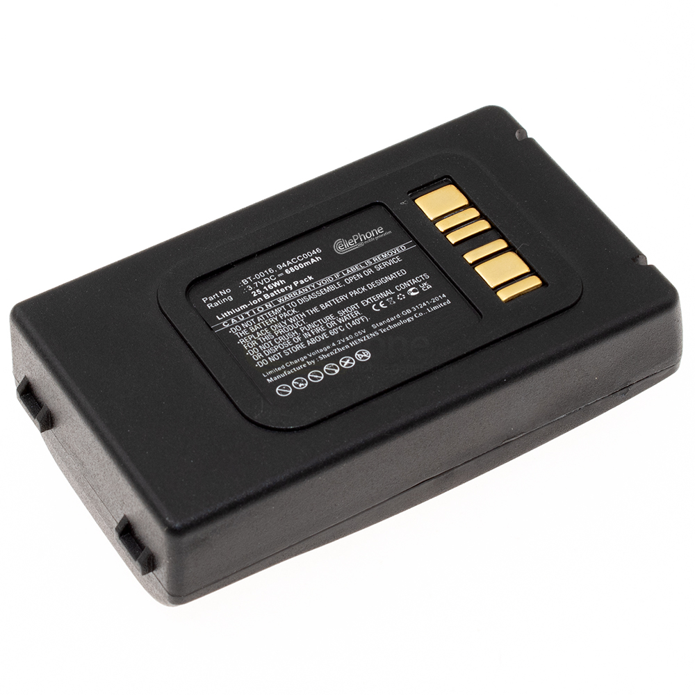 [8253] Accu Li-Ion voor Datalogic Skorpio X3 X4 (vervangt 94ACC0046) - 6800mAh