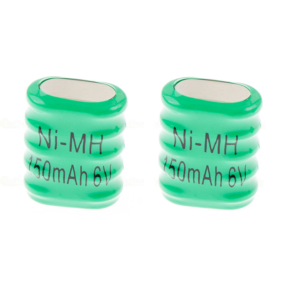 Batterie Ni-MH type 5 / V150H - 150 mAh - 6V - Ensemble de 2