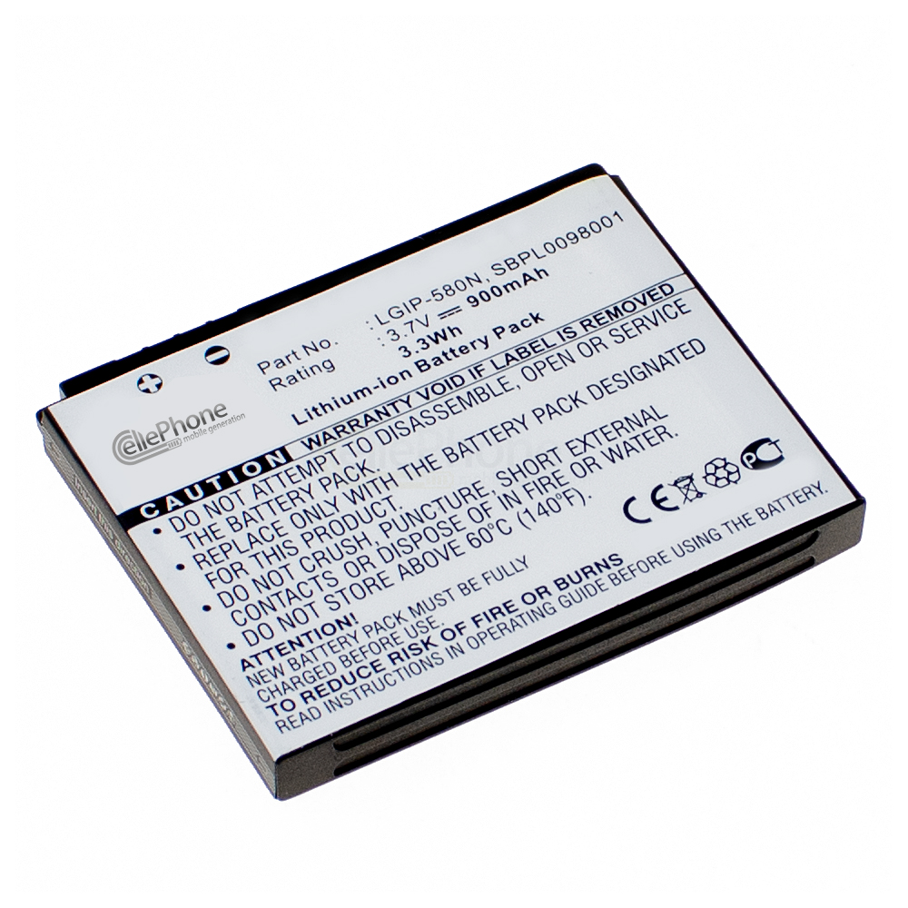 [1375] batteria Li-Ion per LG GT950 UX700 GC900 GM730 GT400 GT404 GT500 GT505 LX610 UN610 (sostituisce LGIP-580N)
