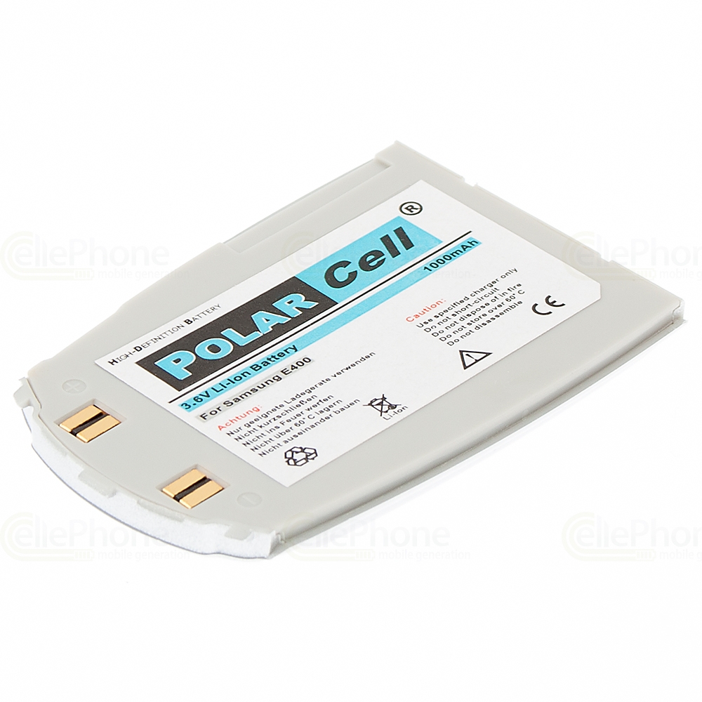 [91] PolarCell Akku Li-Ion für Samsung SGH-E400 - silber