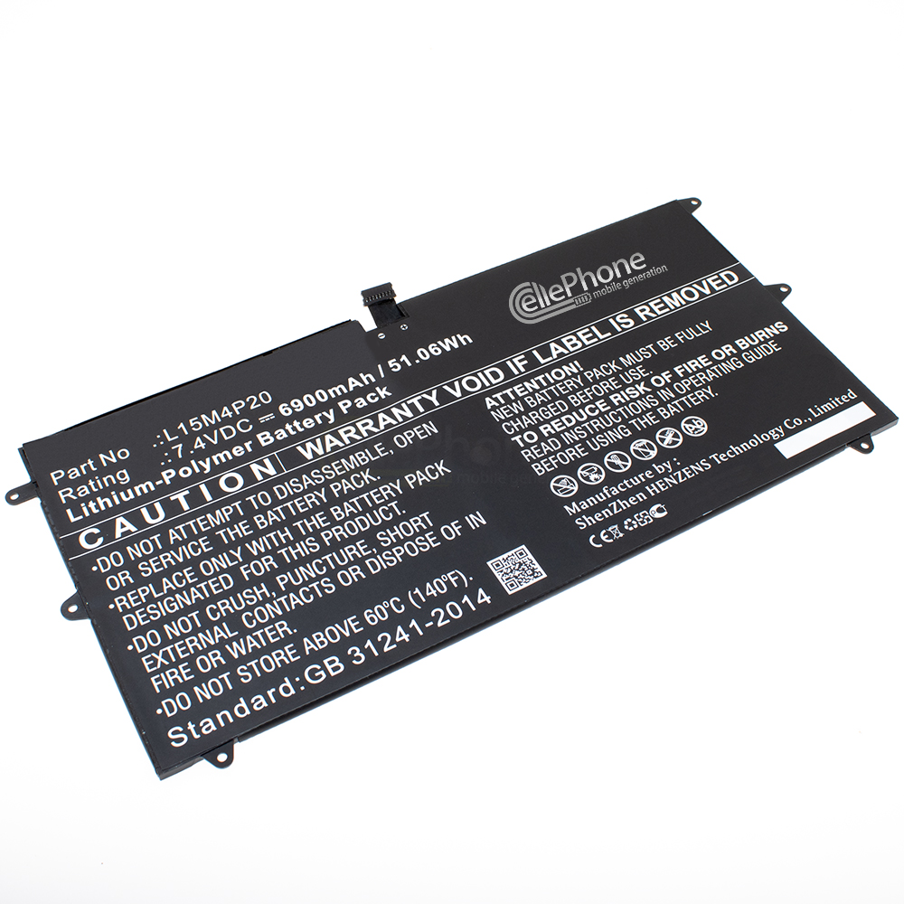 [8436] Akku Li-Polymer kompatibel zu Lenovo Yoga 4S 900S-12ISK - 6900mAh / 7,4V