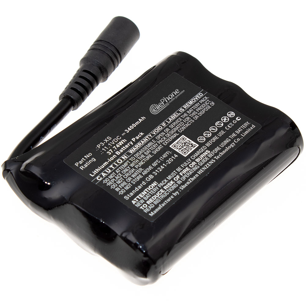 [8464] Batería Li-Ion para Minelab Sovereign XS (reemplazado P3-XS) - 3400mAh / 11,1V