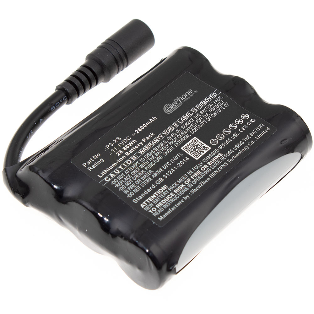 [8465] Akku Li-Ion für Minelab Sovereign XS (ersetzt P3-XS) - 2600mAh / 11,1V