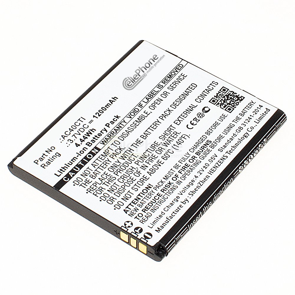 [8478] batteria Li-Ion per Archos 40C Titanium (sostituisce AC40CTI)