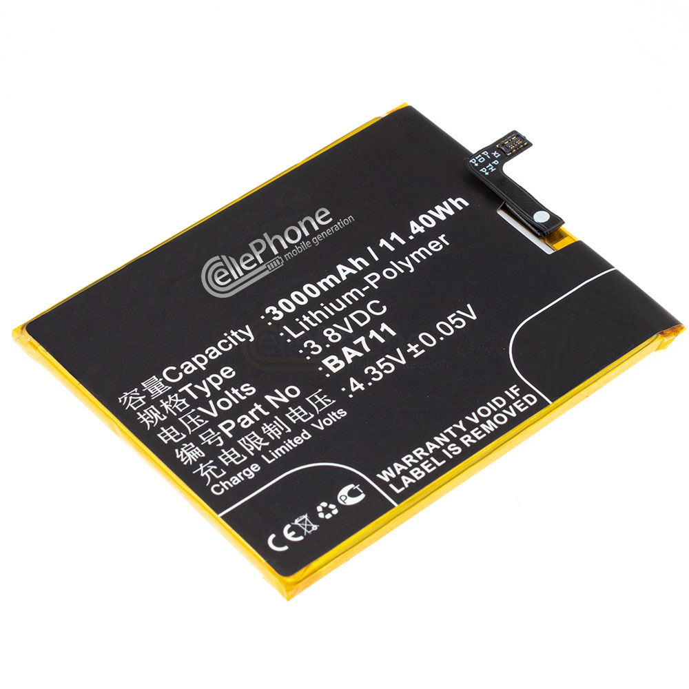 [8482] batteria Li-Polymer per Meizu Meilan M6 (sostituisce BA711)
