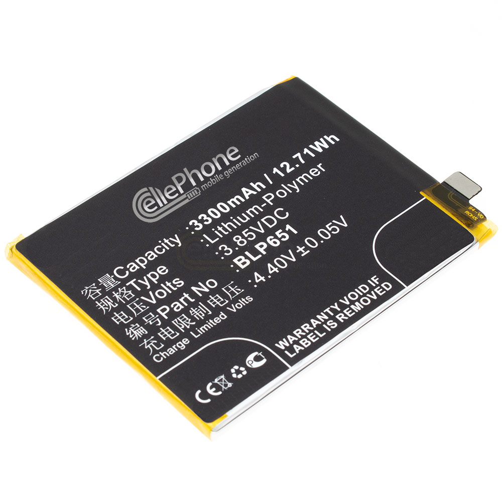 [8486] Battery Li-Polymer for Oppo R15 Dream Mirror (replaced BLP651)