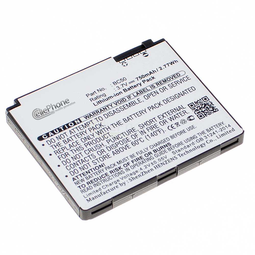 Akku Li-Ion für Motorola KRZR K1 Z3 - SLVR L2 L6 L7 L7i L8 (ersetzt BC50)