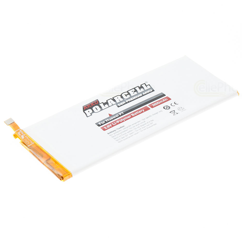[8508] PolarCell Akku Li-Polymer für Huawei Ascend P7 (ersetzt HB3543B4EBW)
