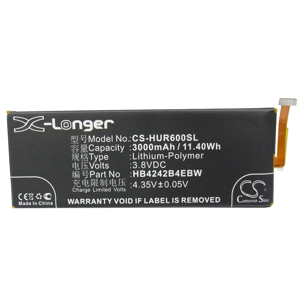 [8512] Battery Li-Polymer for Huawei Honor 4X 6 7i (replaced HB4242B4EBW)