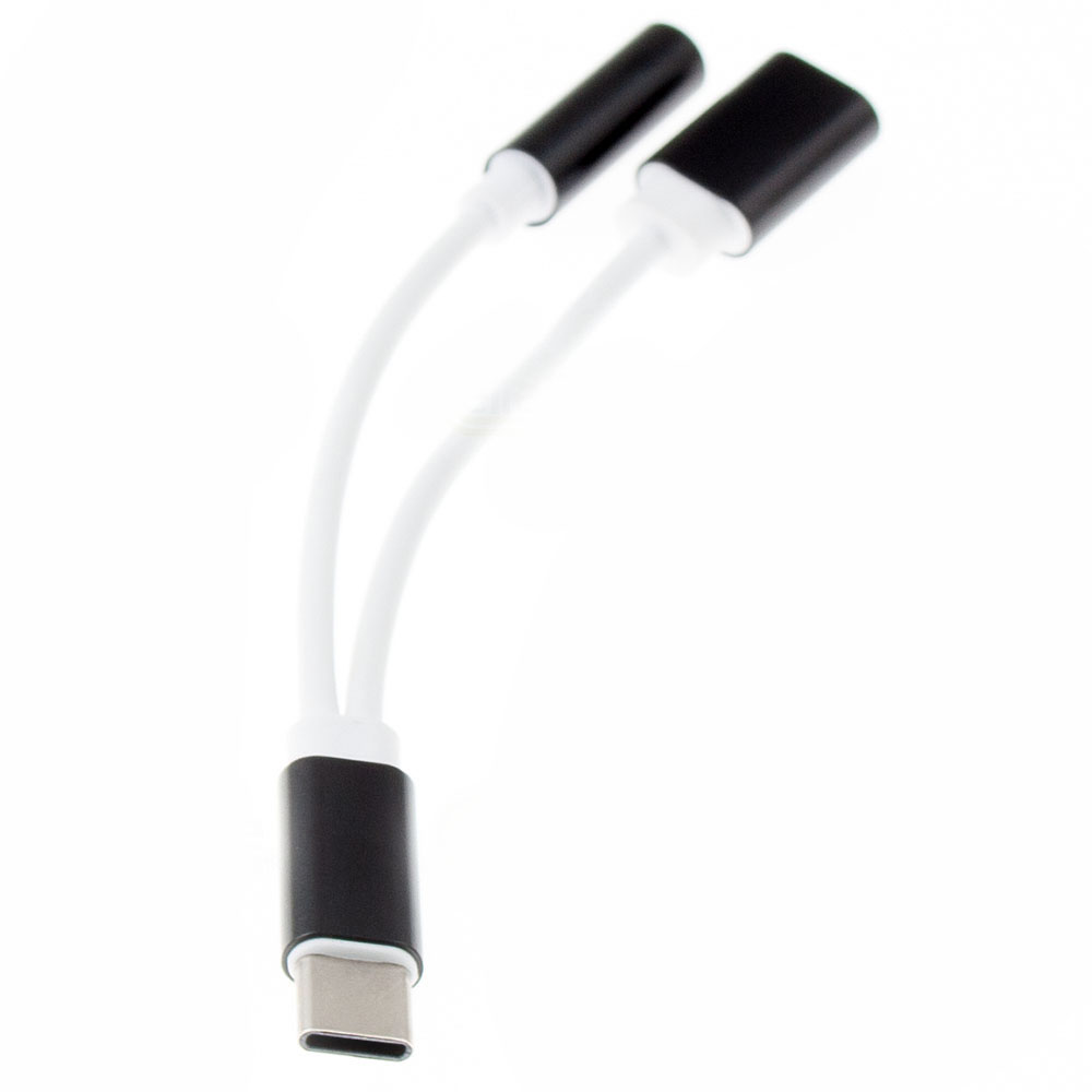 [8530] 2IN1 Audio-adapter - USB Type C (USB-C) naar 3,5mm stereo - oplaadfunctie