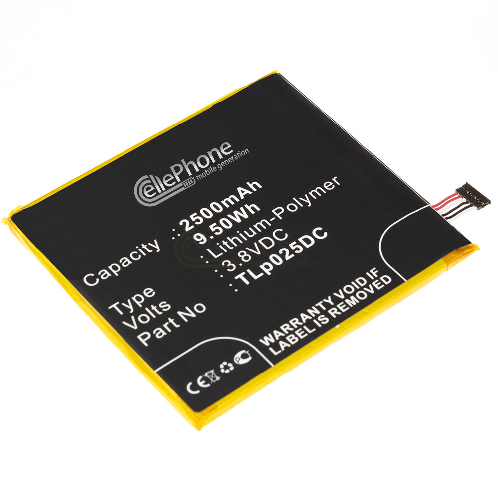[8538] batteria Li-Polymer per Alcatel One Touch Pixi 4 6.0 (sostituisce TLp025DC)