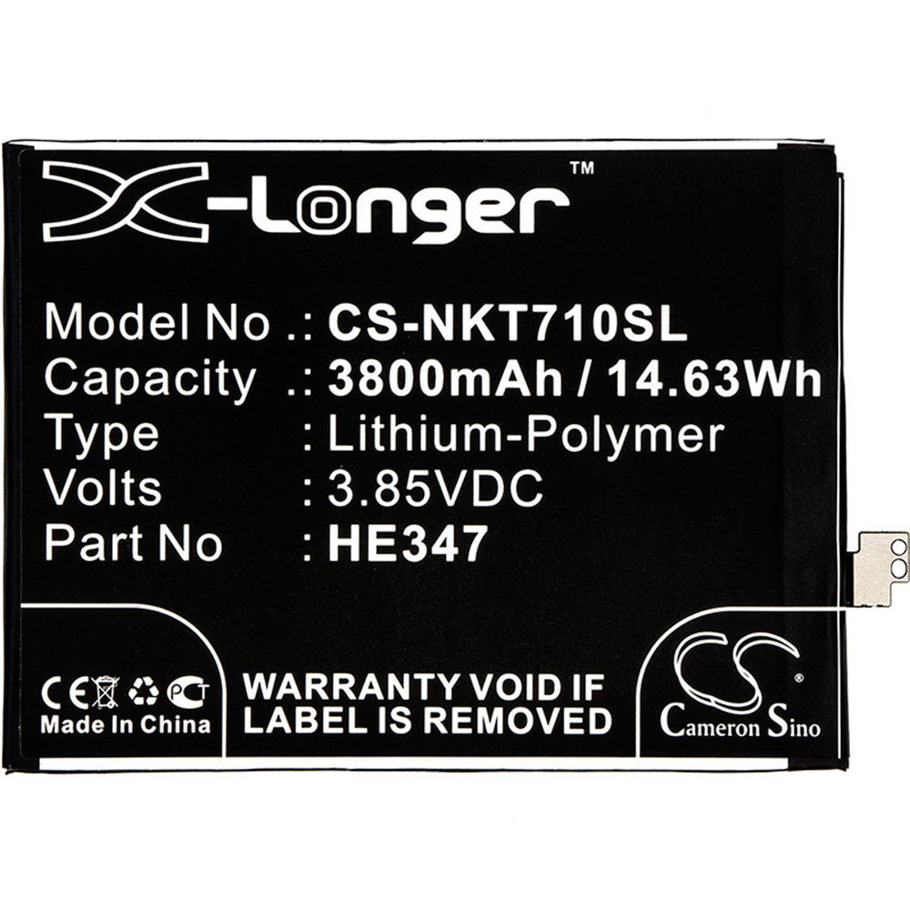 [8539] batteria Li-Polymer per Nokia 7 Plus (sostituisce HE347)