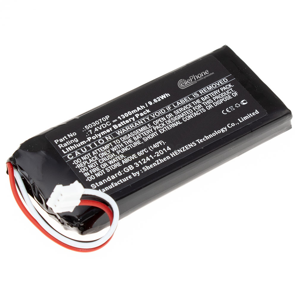 [8550] Batterie Li-Polymer pour JBL Voyager (remplace 503070P) - 1300mAh