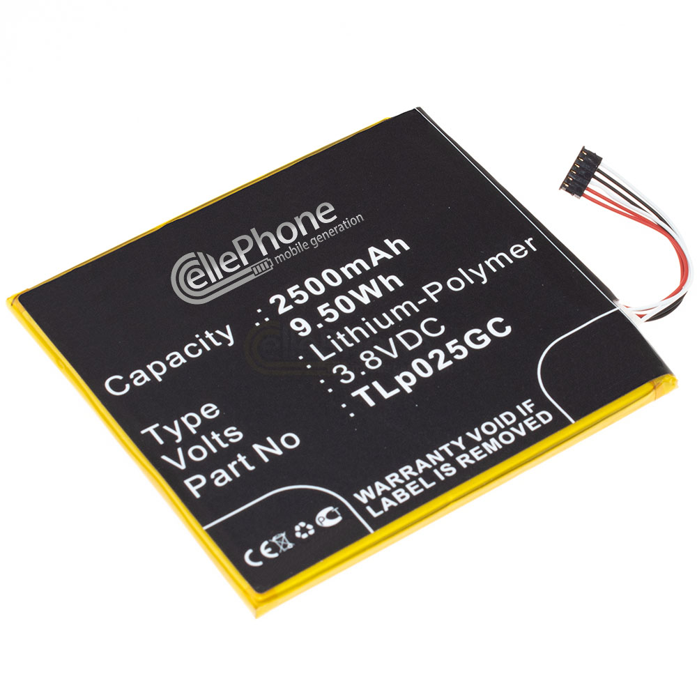 [8560] Battery Li-Polymer for Alcatel One Touch Pixi 4 7.0 3G 4G (replaced TLp025GC)