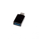 Adapter Slim - USB Type C (USB-C) Stecker auf USB-A 3.0 Buchse - OTG Support - schwarz