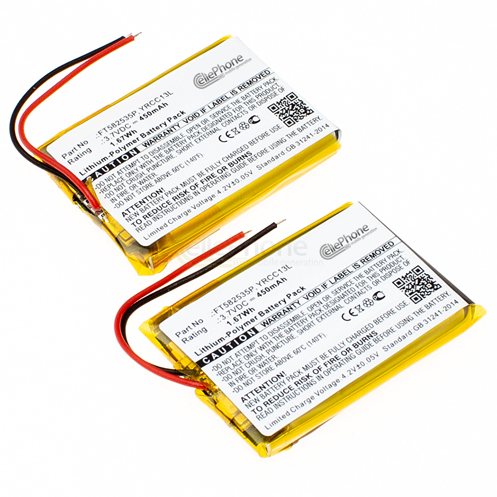 batteria Li-Polymer per JBL J56BT (sostituisce FT582535P) - 2er Set