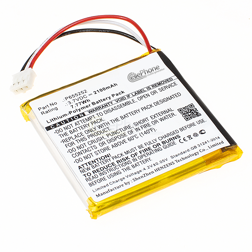 [8605] batteria Li-Polymer per Harman Kardon Esquire Mini (sostituisce P655252) - 2100mAh