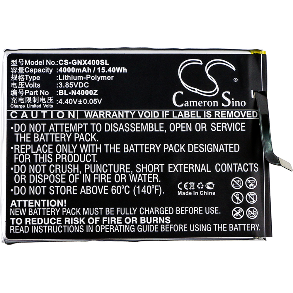 [8606] Battery Li-Polymer for Gionee Allview X4 Soul Style (replaced BL-N4000Z)