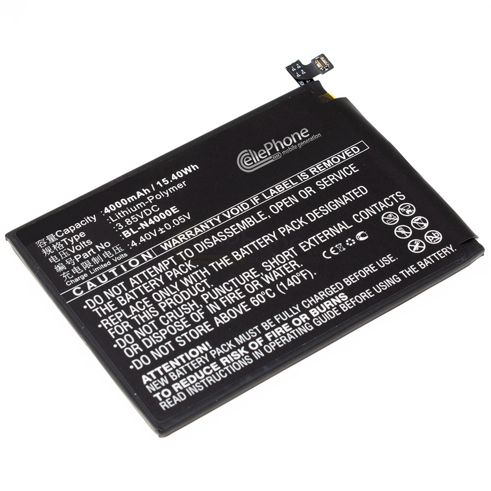 Batterie Li-Polymer pour Gionee M7 M7L (remplace BL-N4000E)