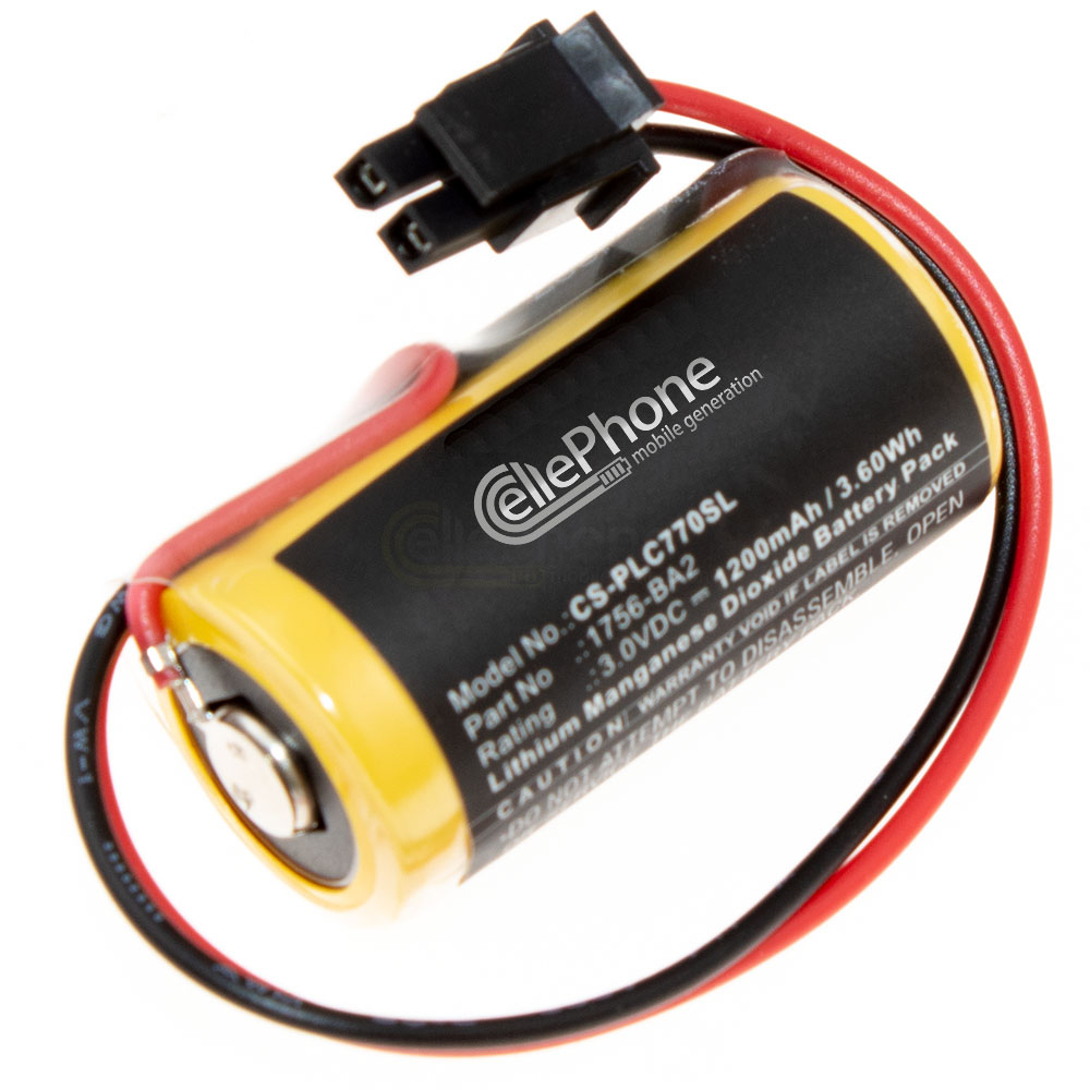 [8633] Batterie Li-MnO2 pour Allen-Bradley 1756-BA2 - 1200mAh / 3V