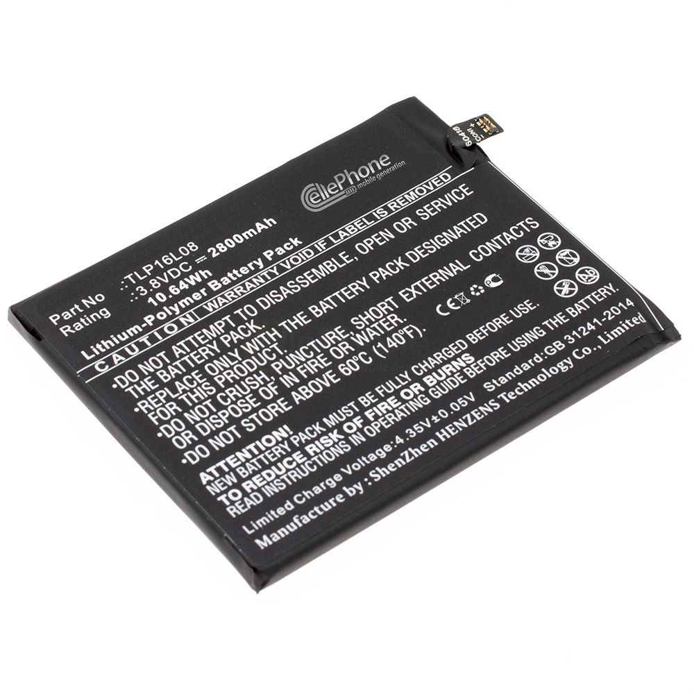 [8639] Batería Li-Polymer para Wiko U Feel Prime (reemplazado TLP16L08)