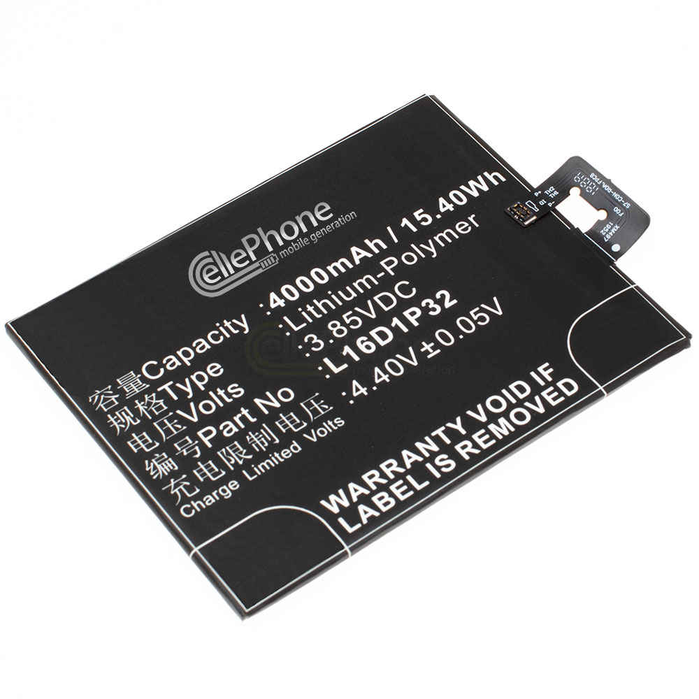 [8643] Batterie Li-Polymer pour Lenovo Phab 2 PB2-670N (remplace L16D1P32)