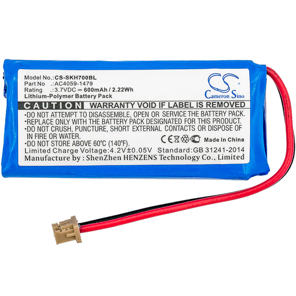 Akku Li-Polymer für Socket Mobile CHS 7Qi 7X 7Xi 7XiRx 7XRx (ersetzt AC4059-1479)