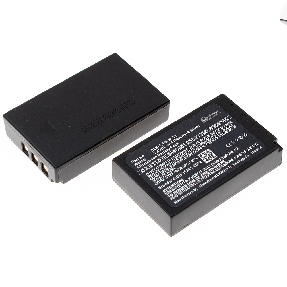 [8684] Accu Li-Ion compatibel met Olympus BLS-1 / PS-BLS1 - set van 2